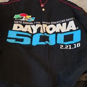 Nascar Black Daytona 500 Jacket